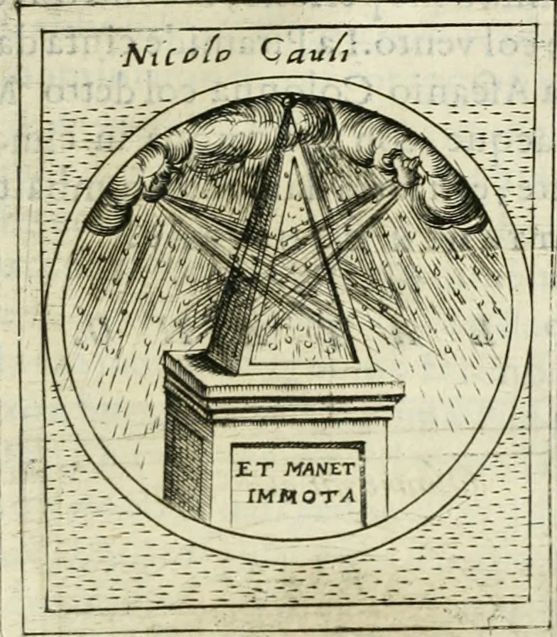 An illustration from Teatro d'imprese, 1623, leaf 1094