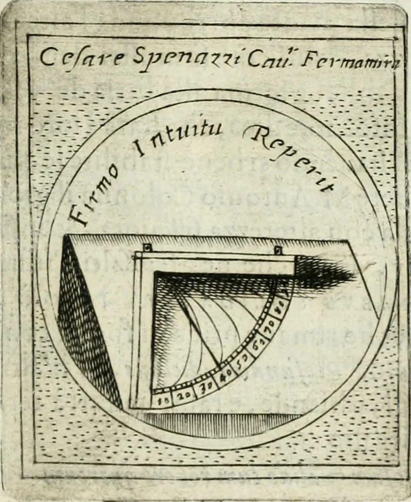 An illustration from Teatro d'imprese, 1623, leaf 1106