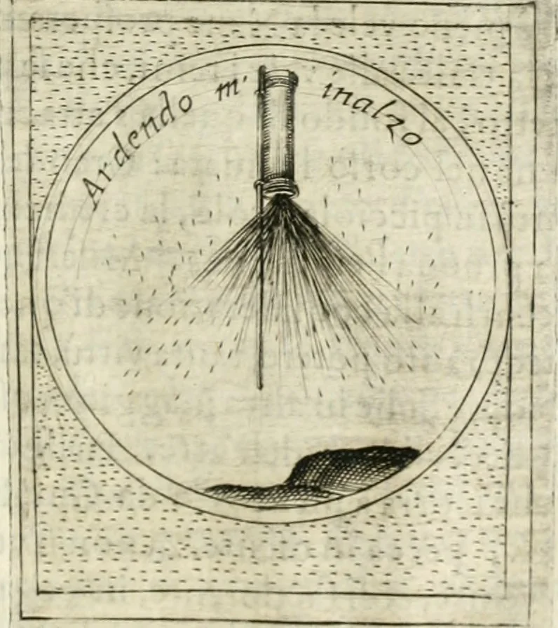 An illustration from Teatro d'imprese, 1623, leaf 1114