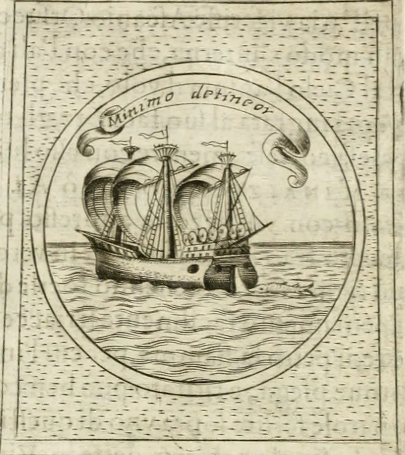 An illustration from Teatro d'imprese, 1623, leaf 1115