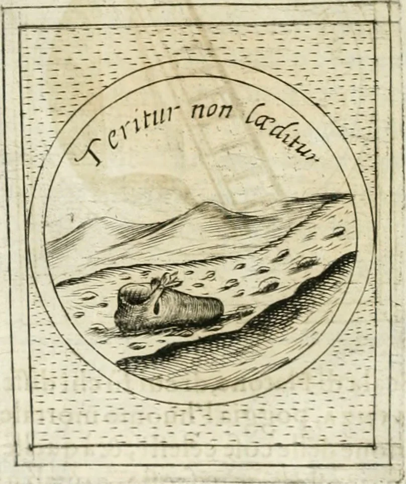 An illustration from Teatro d'imprese, 1623, leaf 1133