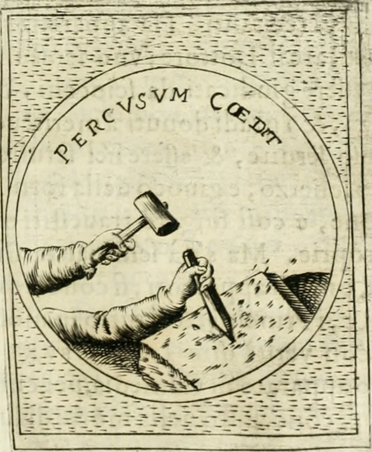 An illustration from Teatro d'imprese, 1623, leaf 1134