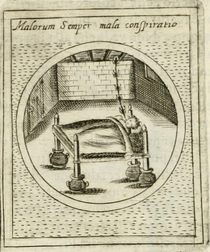 An illustration from Teatro d'imprese, 1623, leaf 1141