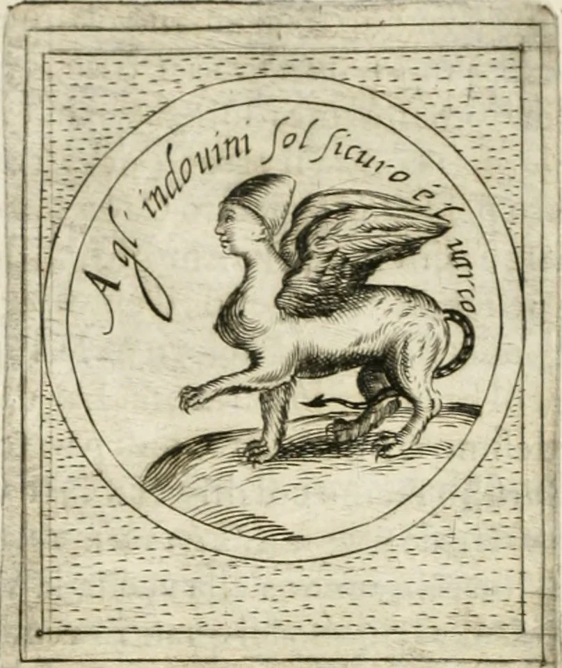 An illustration from Teatro d'imprese, 1623, leaf 1151
