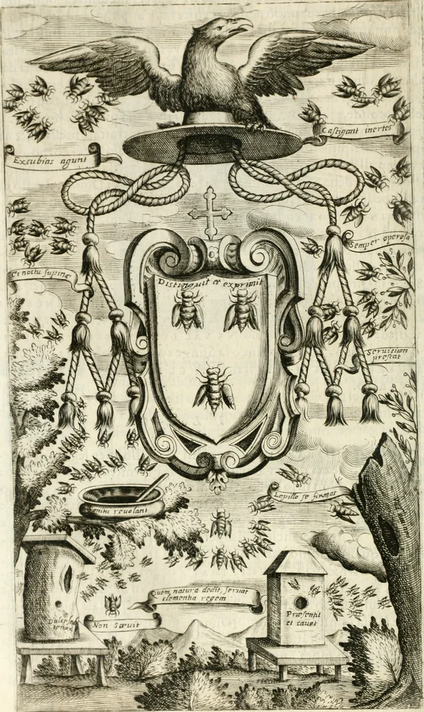An illustration from Teatro d'imprese, 1623, leaf 1153