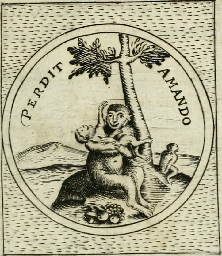 An illustration from Teatro d'imprese, 1623, leaf 1156