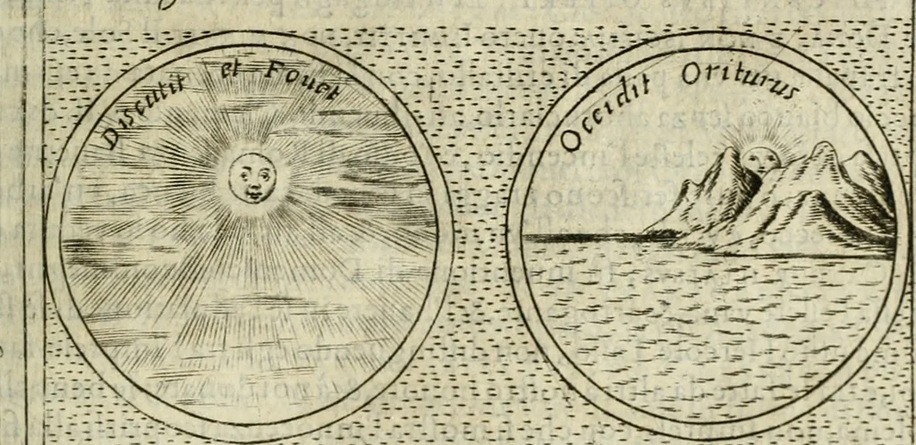 An illustration from Teatro d'imprese, 1623, leaf 1160