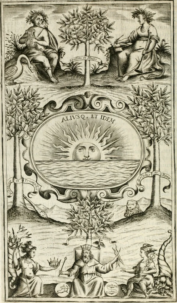An illustration from Teatro d'imprese, 1623, leaf 1167