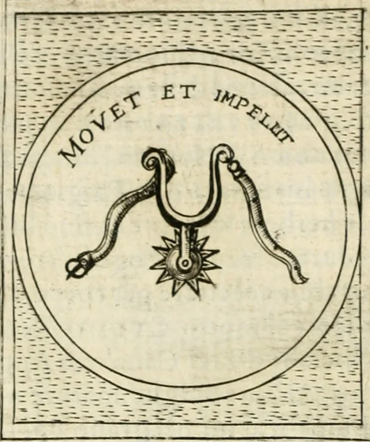 An illustration from Teatro d'imprese, 1623, leaf 1183