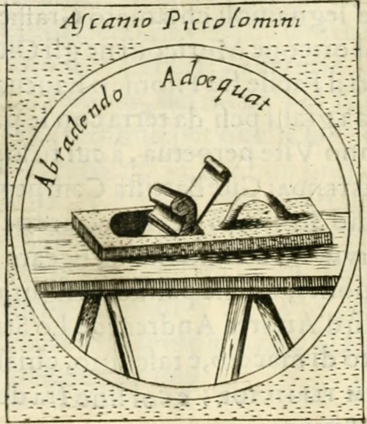 An illustration from Teatro d'imprese, 1623, leaf 1191