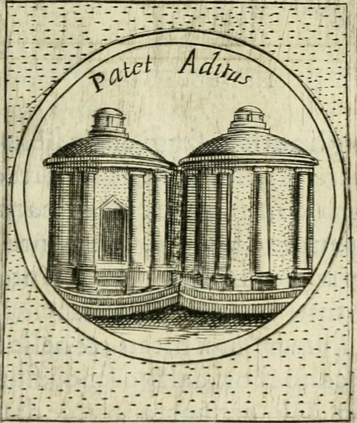 An illustration from Teatro d'imprese, 1623, leaf 1204