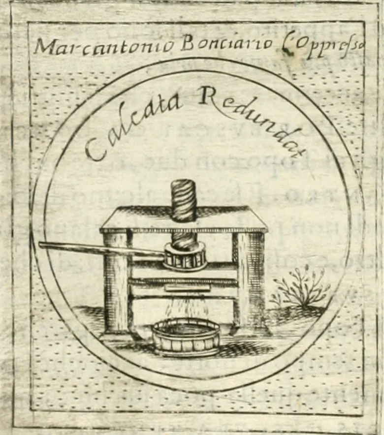 An illustration from Teatro d'imprese, 1623, leaf 1211