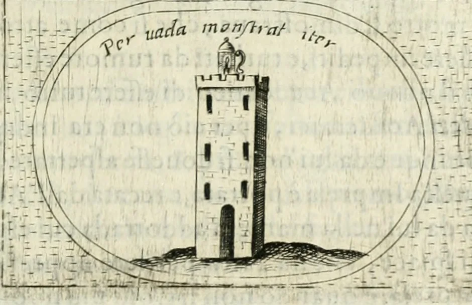An illustration from Teatro d'imprese, 1623, leaf 1212