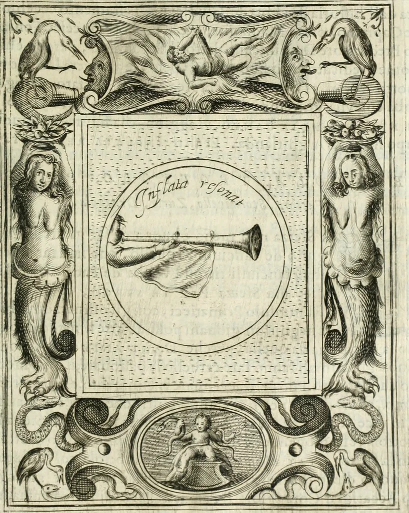 An illustration from Teatro d'imprese, 1623, leaf 1216