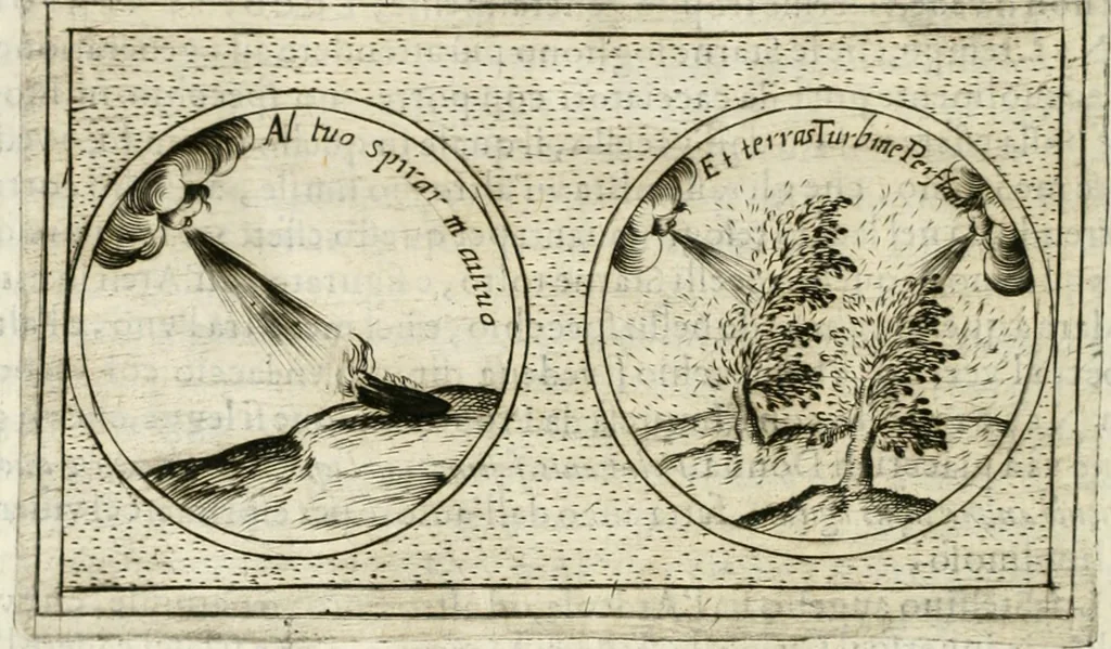 An illustration from Teatro d'imprese, 1623, leaf 1229