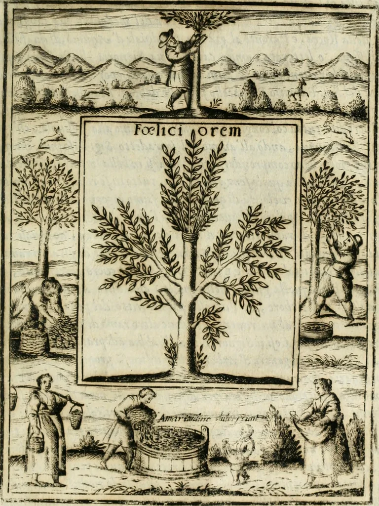 An illustration from Teatro d'imprese, 1623, leaf 1238