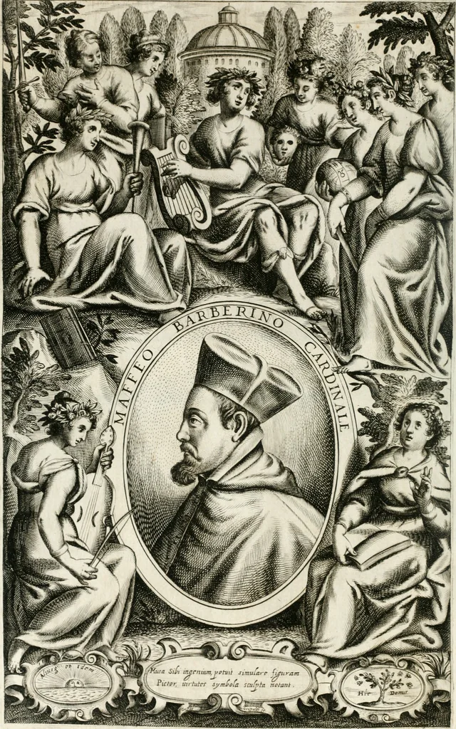 An illustration from Teatro d'imprese, 1623, leaf 13