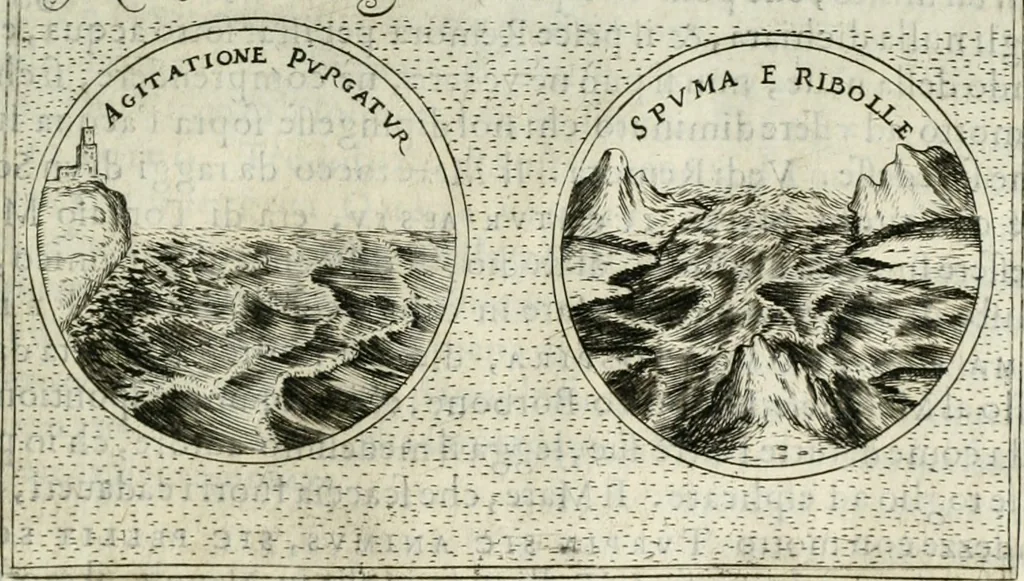 An illustration from Teatro d'imprese, 1623, leaf 538