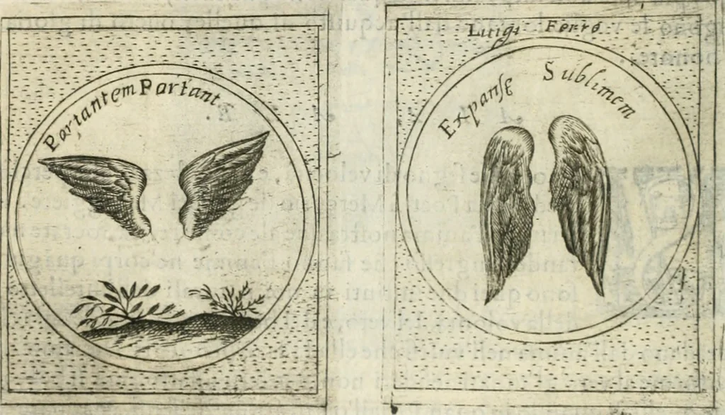 An illustration from Teatro d'imprese, 1623, leaf 549