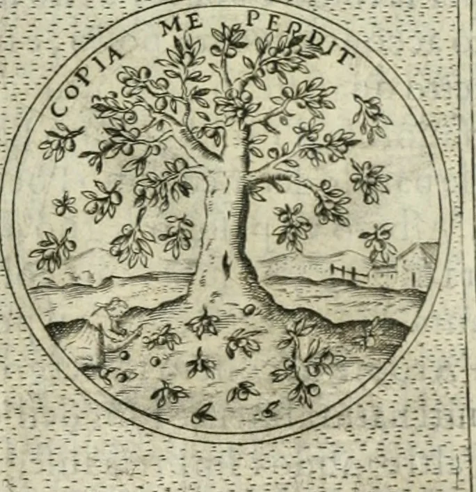 An illustration from Teatro d'imprese, 1623, leaf 550