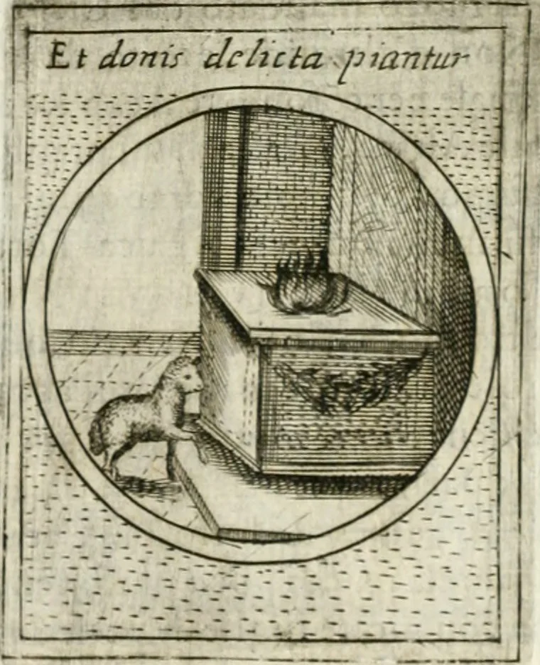 An illustration from Teatro d'imprese, 1623, leaf 573