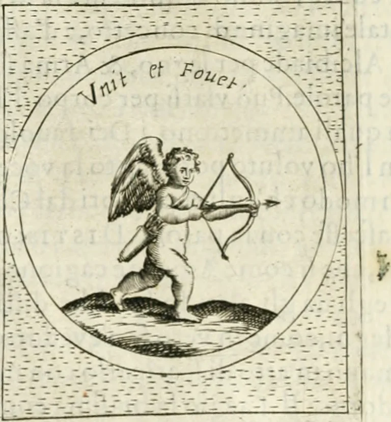 An illustration from Teatro d'imprese, 1623, leaf 577