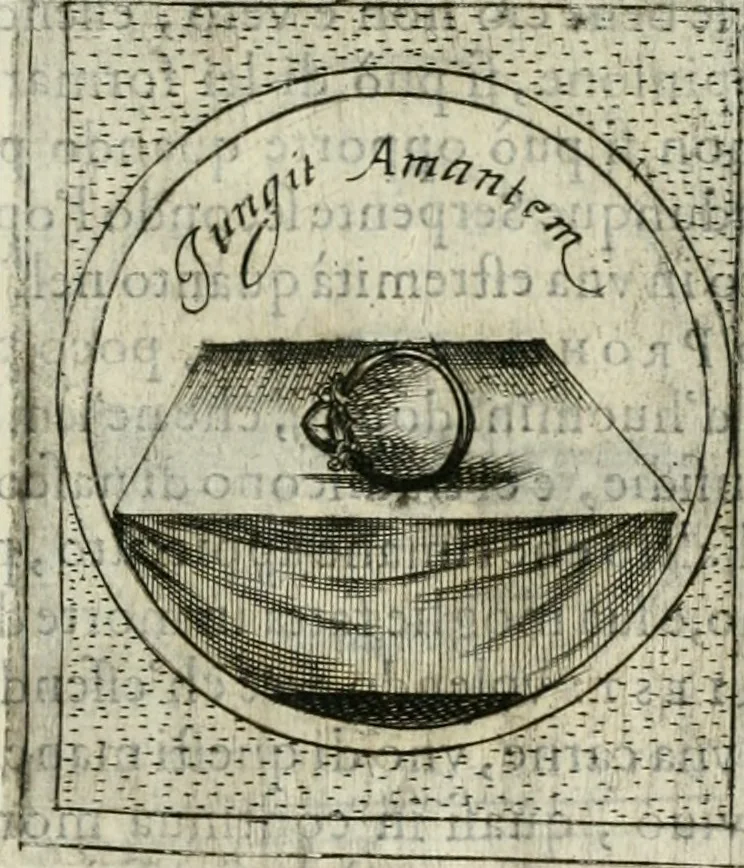 An illustration from Teatro d'imprese, 1623, leaf 580