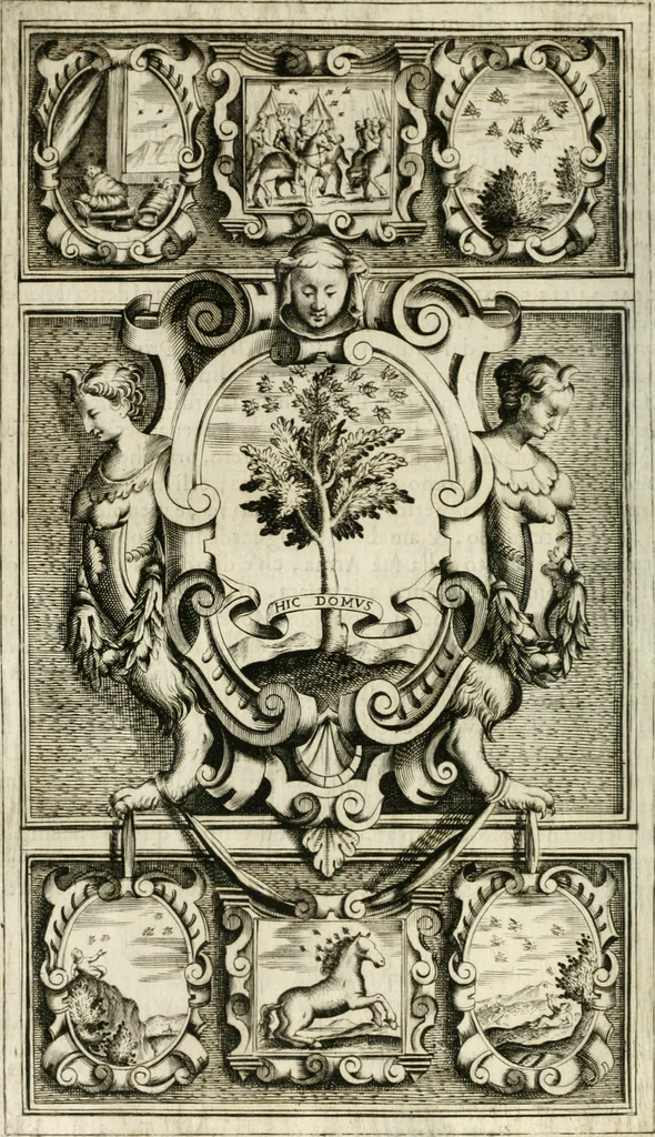 An illustration from Teatro d'imprese, 1623, leaf 589