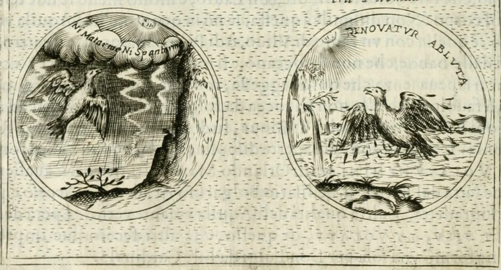 An illustration from Teatro d'imprese, 1623, leaf 599