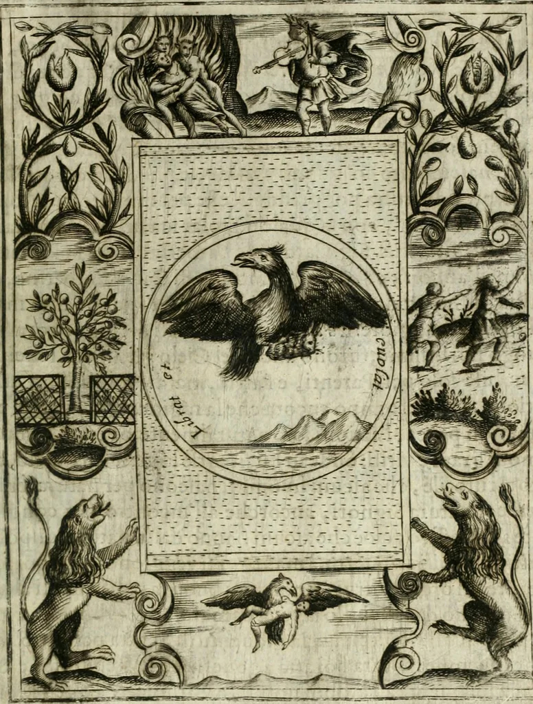 An illustration from Teatro d'imprese, 1623, leaf 608