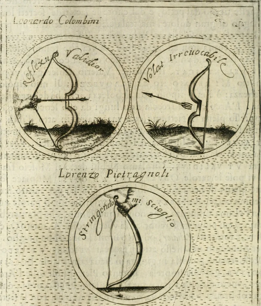 An illustration from Teatro d'imprese, 1623, leaf 617
