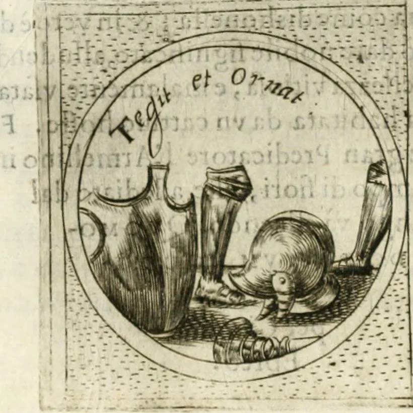 An illustration from Teatro d'imprese, 1623, leaf 621