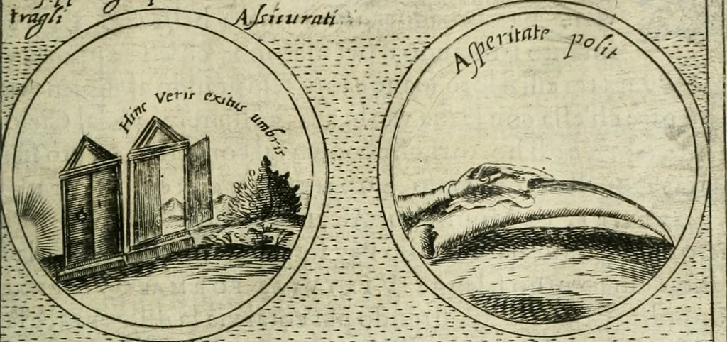 An illustration from Teatro d'imprese, 1623, leaf 630