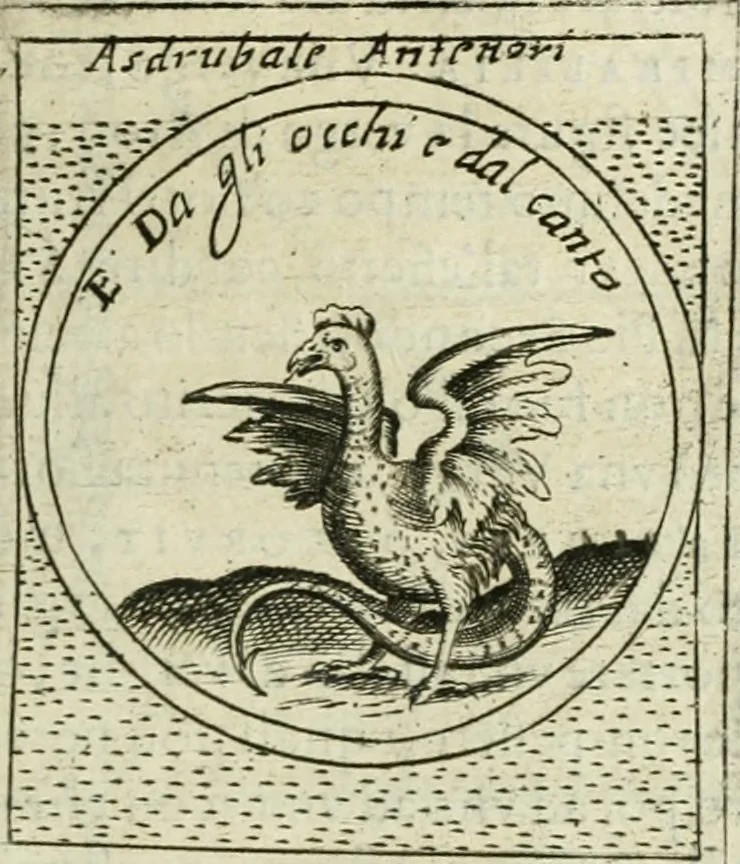 An illustration from Teatro d'imprese, 1623, leaf 644