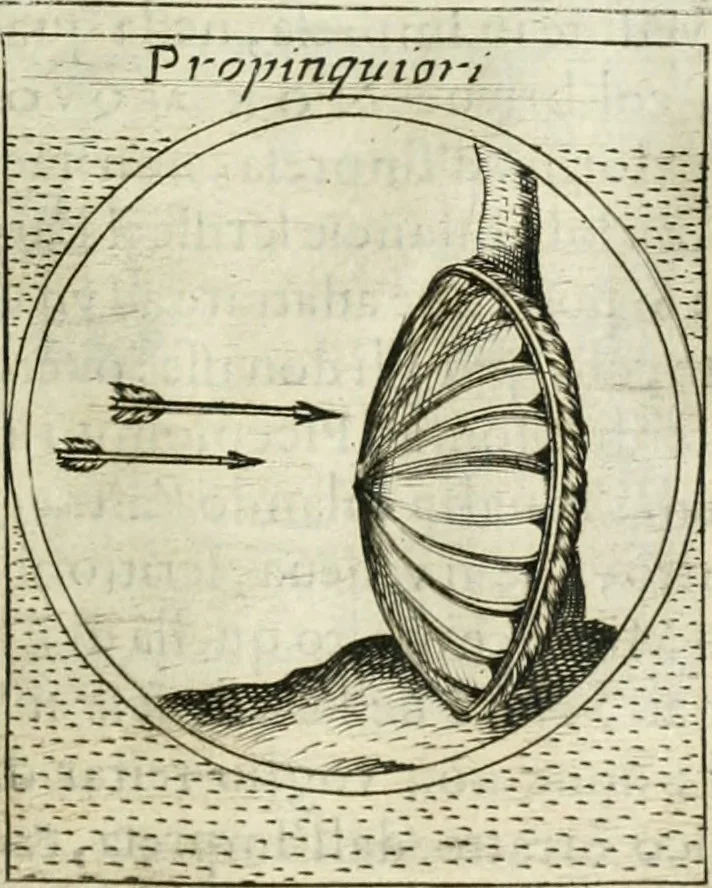 An illustration from Teatro d'imprese, 1623, leaf 650