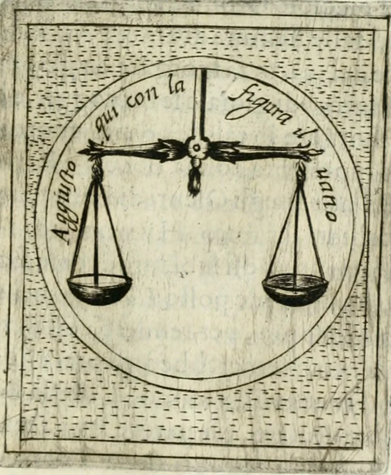 An illustration from Teatro d'imprese, 1623, leaf 652