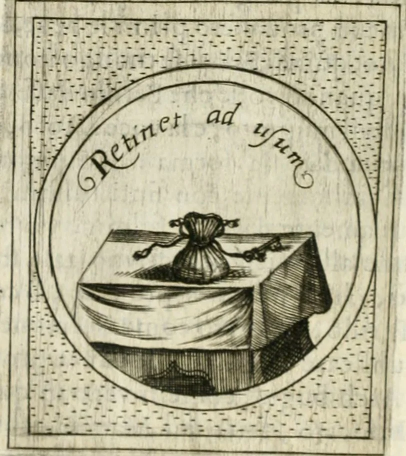 An illustration from Teatro d'imprese, 1623, leaf 655
