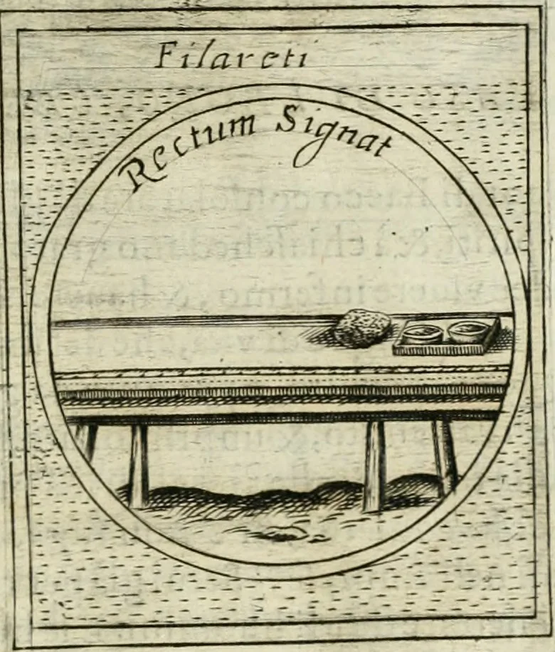 An illustration from Teatro d'imprese, 1623, leaf 656