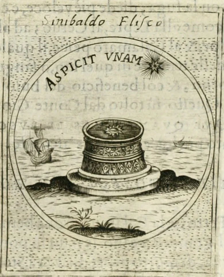 An illustration from Teatro d'imprese, 1623, leaf 667