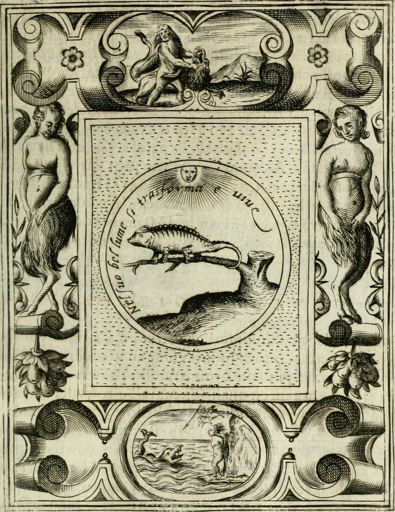 An illustration from Teatro d'imprese, 1623, leaf 670