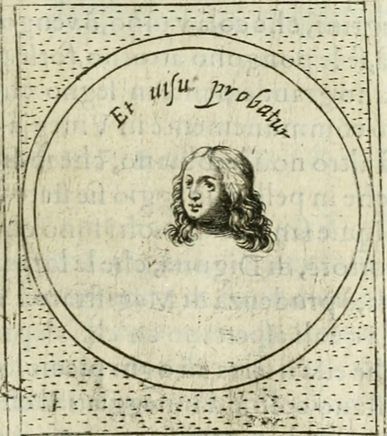 An illustration from Teatro d'imprese, 1623, leaf 688