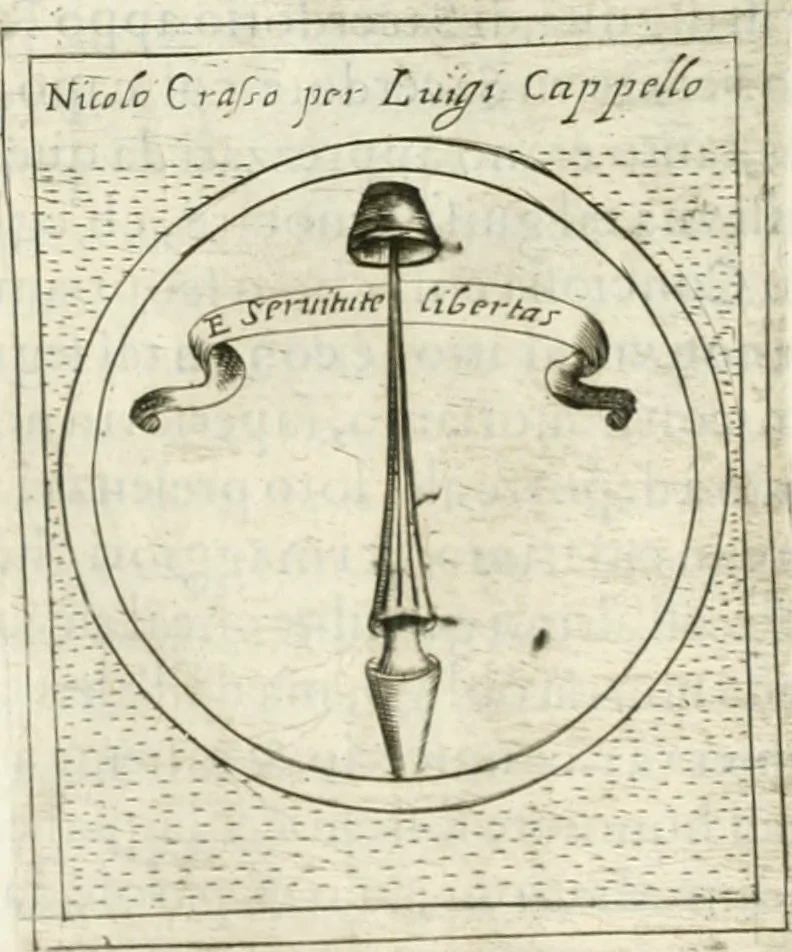 An illustration from Teatro d'imprese, 1623, leaf 691