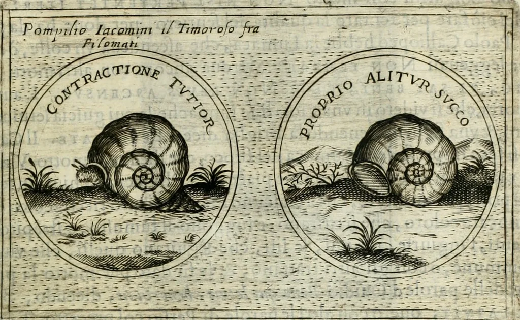 An illustration from Teatro d'imprese, 1623, leaf 730