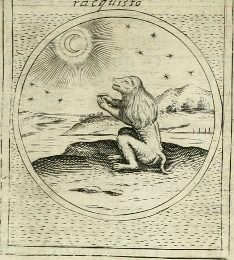 An illustration from Teatro d'imprese, 1623, leaf 740
