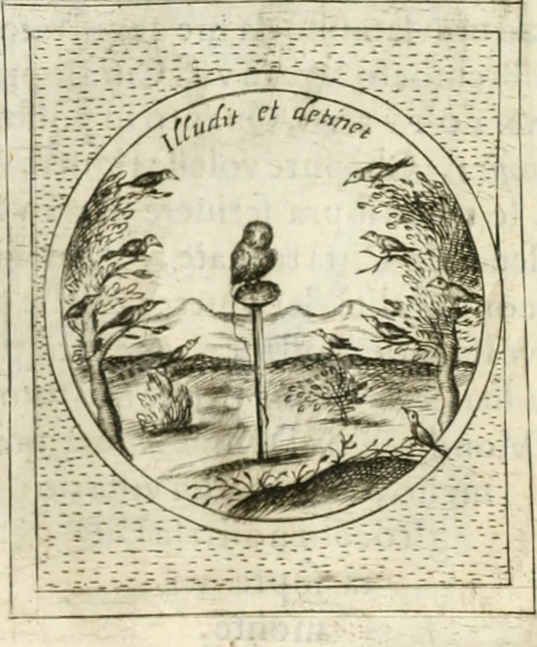 An illustration from Teatro d'imprese, 1623, leaf 745