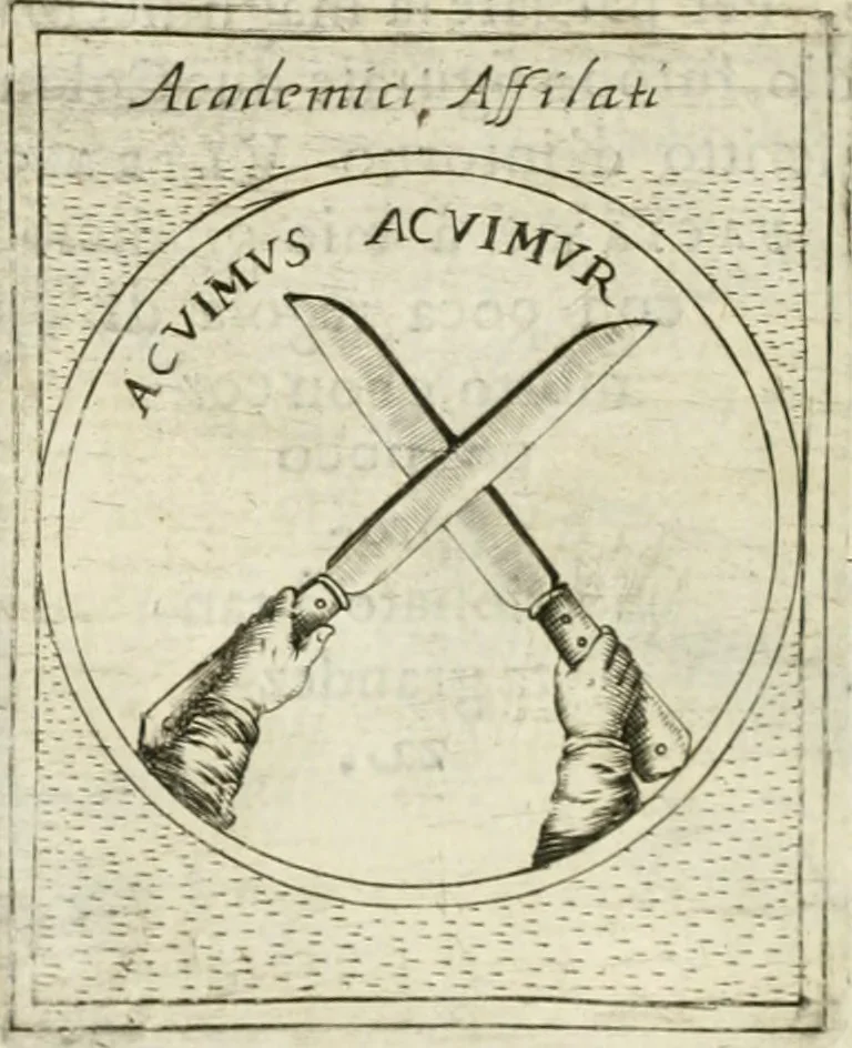 An illustration from Teatro d'imprese, 1623, leaf 755
