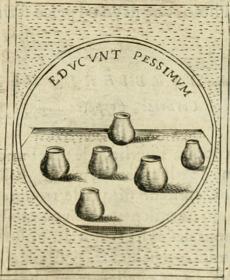 An illustration from Teatro d'imprese, 1623, leaf 761