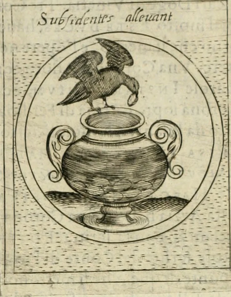 An illustration from Teatro d'imprese, 1623, leaf 771