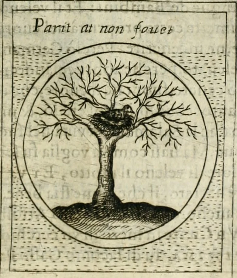An illustration from Teatro d'imprese, 1623, leaf 782