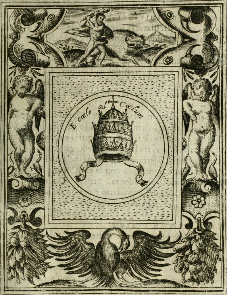 An illustration from Teatro d'imprese, 1623, leaf 790